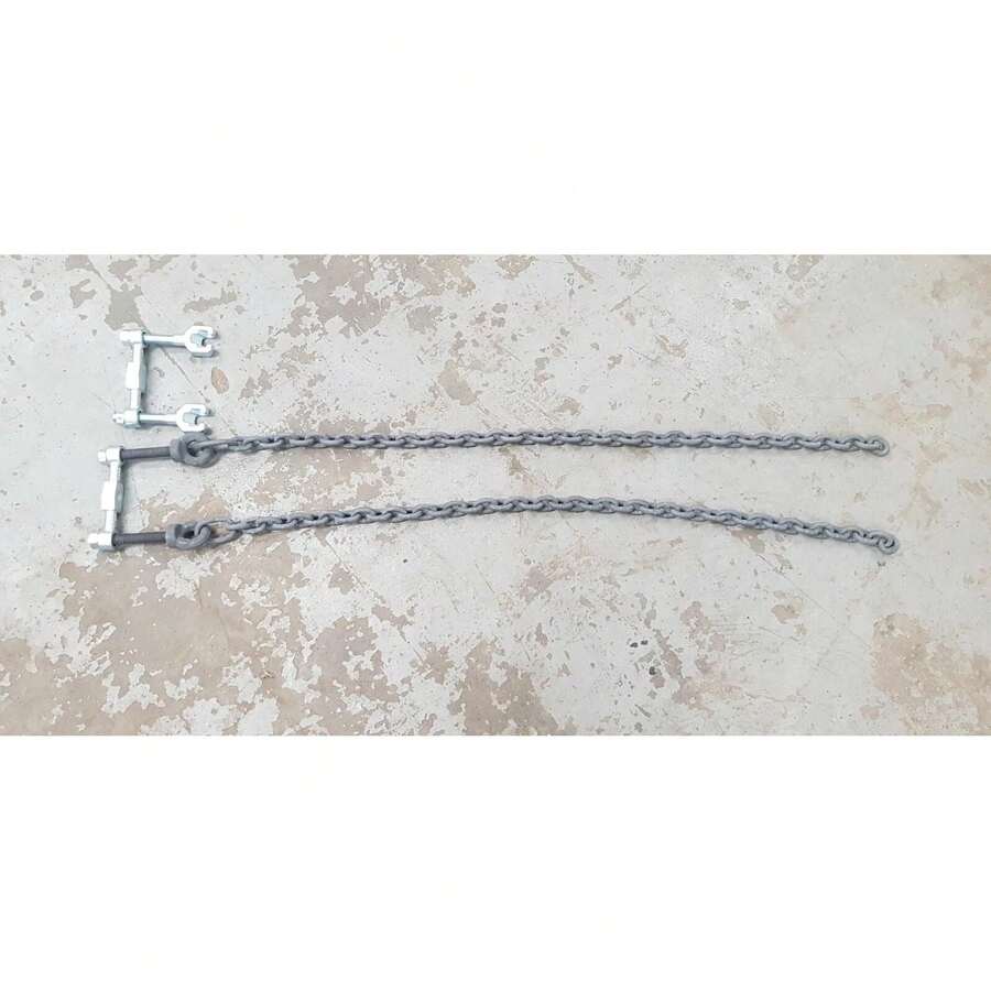 Wask- Double Chain And Toggs Assembley, Wask Base Chains - B - View 1