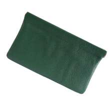 PU皮革自动闭合钱包零钱包超薄便携手拿包大容量化妆包手机包钱袋卡包手提包 - 彩色 - 查看 16