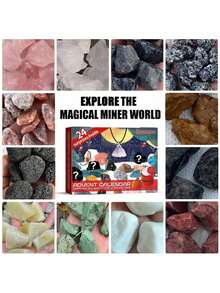 Indoor Decorative Stones - Christmas Advent Calendar Minerals - View 5