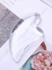 Transparent Facial Gua Sha Board, Face Slimming Scraping Massage Tool, Face Lifting - Multicolor - View 6