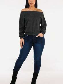 Butt Lift High Waisted Stretch Skinny Jeans Dark Blue - Nhiều màu - Xem 2