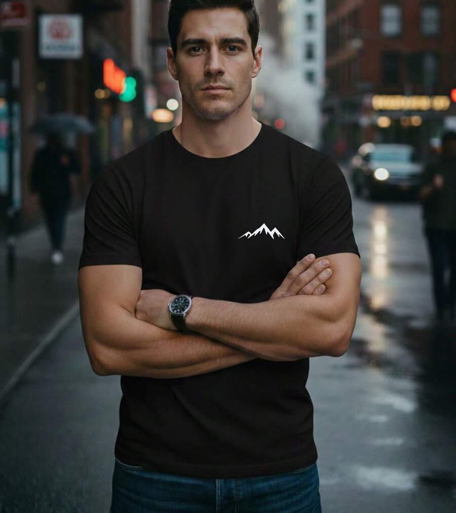 Men T-Shirts - màu đen - Xem 1