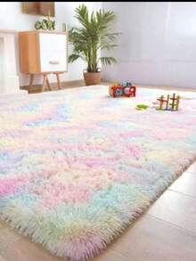 150cm*200cm   Alfombra de gato de estilo mediterráneo, dormitorio, sala de estar, tatami, chica linda, guardarropa, cabecera - Rosa - Ver 5
