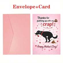 1 Mother'S Day Card + 1 Envelope | Funny Dog-Themed Greeting Card Perfect For Pet Lovers And Moms Who Appreciate Playful And Cheeky Gifts To Celebrate Mother'S Day With Laughter - Sets - View 10