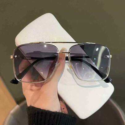 New Arrival European And American Fashion Large Frame Fashion Glasses, Minimalist Street Style Fashion Glasses For Men And Women