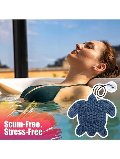 乌龟造型浴缸泳池吸油海绵，清洁海绵