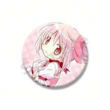 Broches de, figura de Anime Madoka Kaname Homura Akemi, insignia de Cosplay, mochila, alfileres de botón para ropa, regalos UZHA - estilo-27 - Ver 11