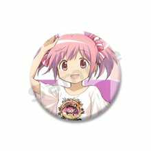 Broches de, figura de Anime Madoka Kaname Homura Akemi, insignia de Cosplay, mochila, alfileres de botón para ropa, regalos UZHA - estilo-27 - Ver 25