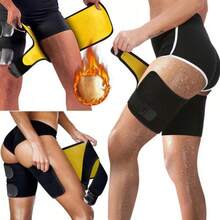 Adjustable Thigh Shapers And Compression Sleeves Are Suitable For Outdoor Sports And Indoor Gym Use - Black - View 5