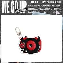 <We Go Up> Album Keychain, Monster, 2D Acrylic Flat Keychain, Cute & Creative Keychain, Red Element Keychain, Bag Charm, Birthday Gift, Party Favor - Multicolor - View 2