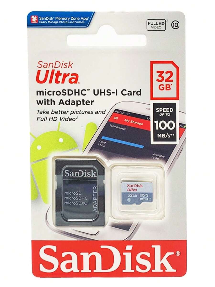 Memoria Micro sd 32gb Sndisk ultra - Ver 1