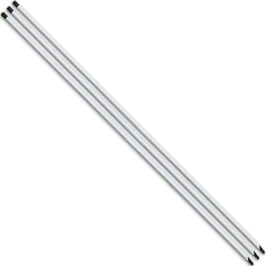 Golf Alignment Sticks, 3 Pack 58"Golf Sticks Alignment Rods, Full Golf Practice Swing Trainer To Align Your Golf Shot - White_ - View 1