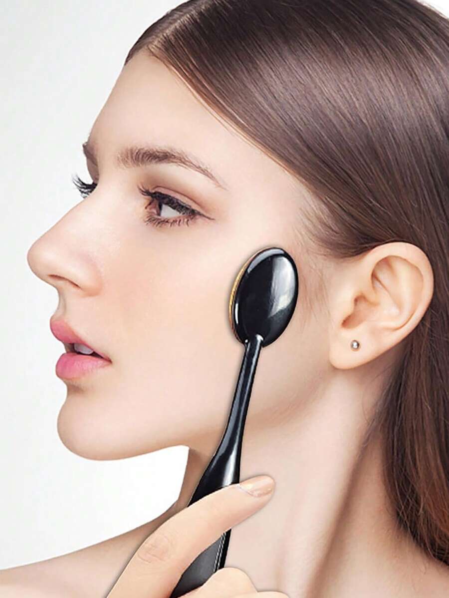 Basic Foundation Brush, Makeup Brush, Skin Base Makeup Brush, Beauty Tool - Multicolor - View 1