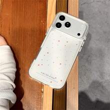 1pc Transparent Starry Sky Phone Case - Shockproof Cover, Minimalist Celestial Aesthetic Compatible With IPhone17/17Air/17PRO/17PROMAX/16/7/8/11/12/13/14/15/X/XR/Xs/Plus/Pro/Pro Max/SE2 - Multicolor - View 2