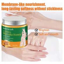 麦卢卡蜂蜜手足蜡，滋养柔嫩，去角质，保湿，防干裂。丝滑水润，呵护干燥粗糙的手足。蜂蜜滋养，芬芳怡人。手足二合一面膜，涂抹后撕除，秋冬季提前拥有柔嫩肌肤。 - 查看 4