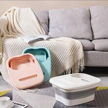 Foot Soaking Bath Basin - Foldable Foot Bath Bucket - Foot Bath Massager, Foot Soak Bath Tub With Massaging Rollers - Stress Relief Foot Spa, Foldable Bucket Large Foot Soaking Tub Bucket Foldable Foot Bath Tray, Foot Bath Tool - Bath/Bathroom Accessories - 多款 - 查看 7