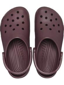 Crocs Women's Classic Marbled Tie-Dye Clogs - 深櫻桃色 - 查看 3