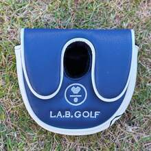 1pc For DF3 Putter Golf Club Head Cover - Magnetic Closure Scratch-Resistant PU Case With Fluffy Lining & Cute Cartoon Design, Blue Club Head (Compatible With DF3 Putter Model) - Multicolor - View 6