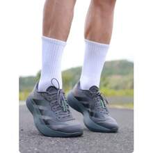 Adidas 男子ADIZERO ADIOS PRO 4運動訓練跑步鞋 - 深灰色/黑色 - 查看 6