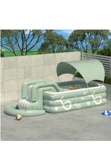 Inflatable Swimming Pool For Home & Outdoor Use, Thickened Children's Swimming Pool, Baby Swimming Pool - B - View 4