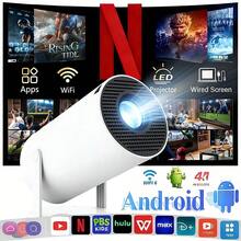 Android 11.0 Smart Projector Native 1920x1080P Support 4K, Ultra-Fast WiFi 6 + Bluetooth 5.0, 180° Freestyle Projection With Keystone Correction, Low Latency Video Beamer For Smartphone/Tablet/PC - EU C Type Plug(220-240V) - View 8