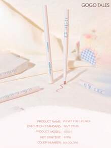 GOGO TALES Lip Liner Pencil, Natural Nude Matte Waterproof Shaping Plumping Lips, Velvet Matte Texture, Precise Outline, Long-Lasting Non-Bleeding, Suitable For Beginners GOGOTALES - G03 JULY PEACH - View 10