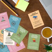 31张伊斯兰祈祷卡片 - 适用于各种场合的伊斯兰日常祈祷文，穆斯林每日祈祷文速记卡，附阿拉伯语和英语翻译的伊斯兰祈祷指南卡片，斋月和开斋节礼物 - 彩色 - 查看 5