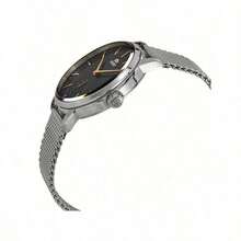 Orient Đồng hồ nam thạch anh 39.0mm, dây kim loại, mặt số màu xanh lá cây, dây thép không gỉ, kiểu dáng công sở, thích hợp làm quà tặng và đeo hàng ngày RA-SP0006E10B - màu xanh lá - Xem 5