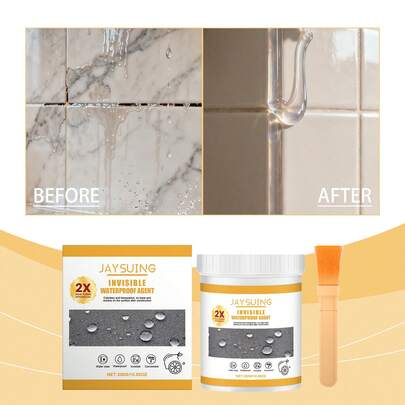 Transparent Waterproof Adhesive, For Home Wall Tile Roof Fine Cracks Bonding, Aesthetic Transparent Glue