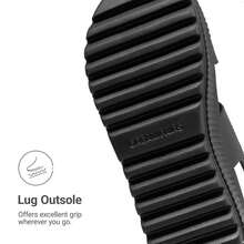 Sandalias de Plataforma para Mujer, Sandalias de cuña elásticas con Puntera Abierta para Playa Verano - Blanco y Negro - Ver 12