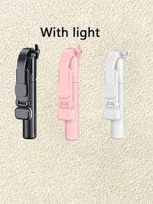 1pc Wireless Selfie Stick With Tripod And Fill Light (Optional), 93cm (36.6inch) Travel Selfie Stick Tripod, Includes Remote, Phone Holder And Built-In Tripod - Multicolor - View 8