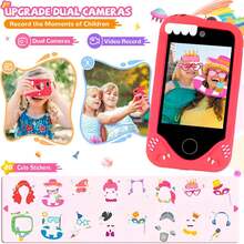 2.8英寸屏幕，儿童手机玩具，益智游戏，适合3-12岁男孩女孩的教育礼物，儿童玩具，教育生日礼物，儿童玩具，可用作奖励礼物 - 彩色 - 查看 6