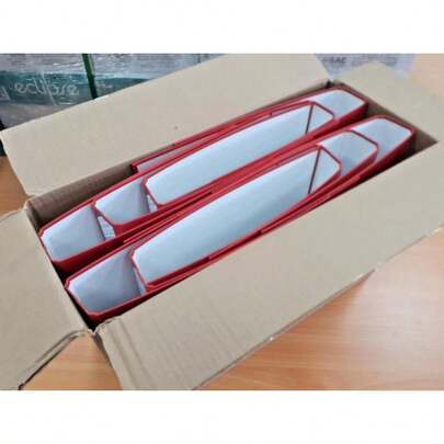 BRAND NEW BOX OF 20x A4 RED CENTURION MINI SLIM 50mm 2" QUALITY LEVER ARCH FILES