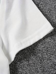 Camiseta De Mujer Con Orejas De Conejo De Pascua - Blusa De Manga Corta Y Cuello Redondo, Top Semi-Transparente Con Estampado De Orejas De Conejo, Blusa Casual De Primavera-Verano, Ideal Para Regalos De Cumpleaños, Regalos Para Hermanas, Regalos Para Amigas, Lavable A Máquina - [Blanco] - Ver 4