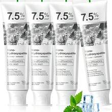 1 Pcs Hidroxiapatita Pasta Dental,pasta dental sin fluor, Pasta dental blanqueadora antiplaca,Restaura estabiliza el esmalte dental, adecuado dientes sensibles ﻿ - Menta - Ver 2