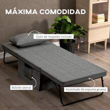 HOMCOM Futones - Gris - Ver 5