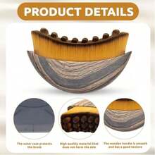 Lymphatic Gua Sha Facial Brush, Chin & Jawline Sculpting, Facial Detox Massager, Ergonomic Design Contouring Skin, Acupressure Massage Tool For Face & Eyes - Multicolor - View 5