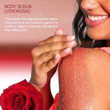 Hllozzi 285g Rose Scented Body Scrub: Smooths And Softens Skin, Gently Exfoliates, Moisturizes, And Leaves A Lasting Fragrance. A 2-In-1 Shower And Body Scrub With Long-Lasting Scent For Showering, Body Care, And Skincare. - Rose - View 9