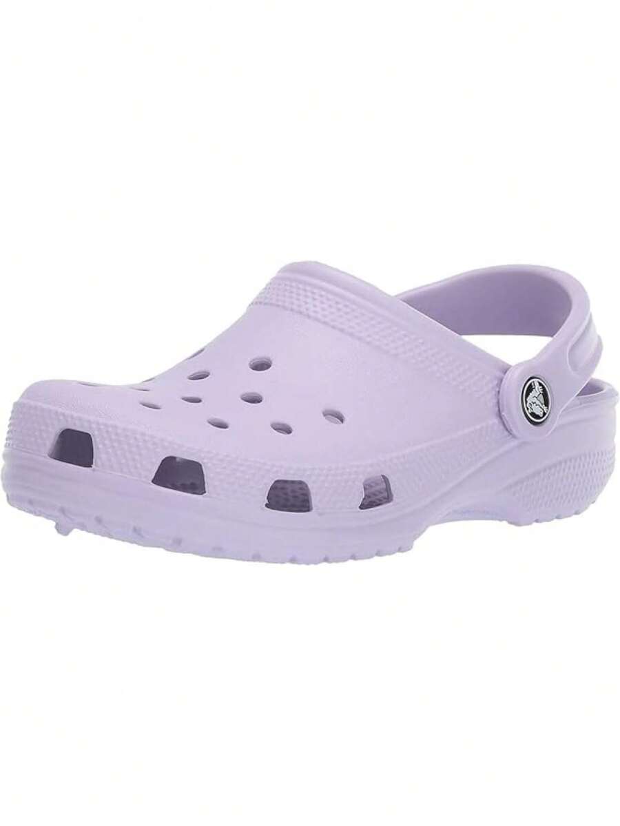 Crocs Women's Classic Marbled Tie-Dye Clogs - Lavender - 查看 1