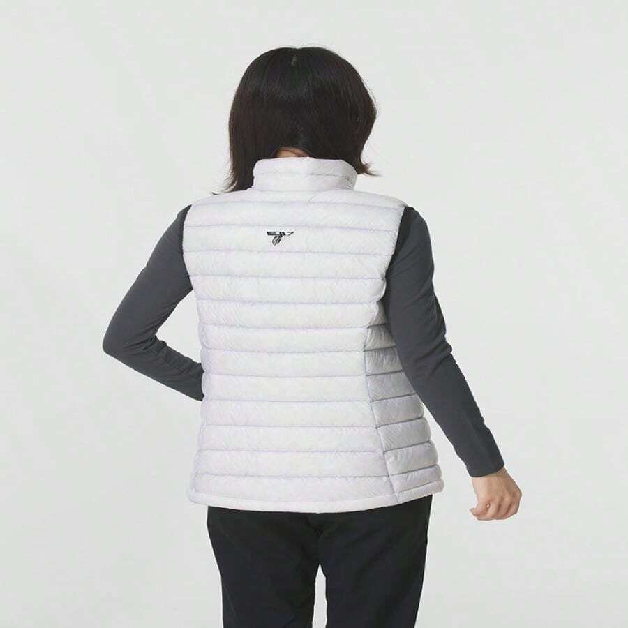 Columbia 女士棉质 Arctic Crest 羽绒背心 W-白色，舒适保暖简约羽绒服 WK4588100（90% 羽绒，10% 羽毛） - 白色 - 查看 1