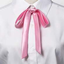Kids Bow Ties - 粉紅色-2厘米 - 查看 5