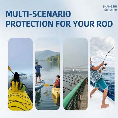 加长型钢制鱼竿安全钢丝重型户外钓鱼加固