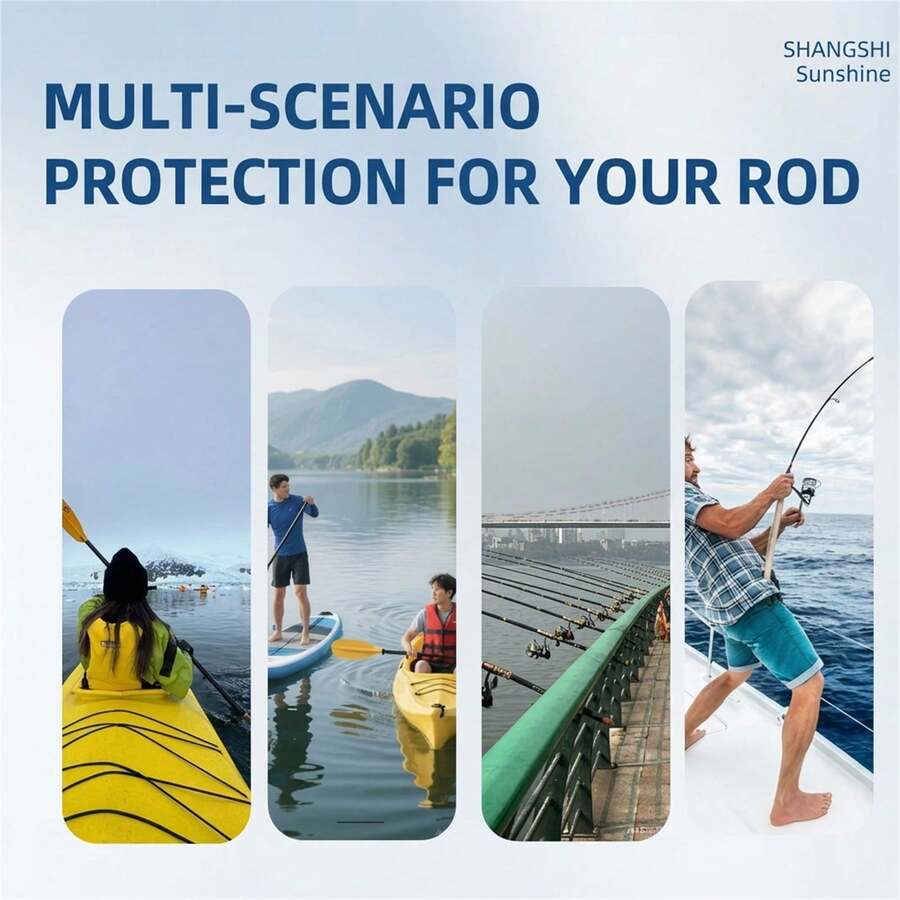 Extended Design Steel Fishing Rods Safety Wire Heavy Duty Outdoor Fishing Reinforcement - Multicolor - View 1
