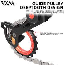 VXM R8000 R7000 DIY Road Bicycle 18T Hollow Eccentric Pulley Rear Derailleur Peilin Ceramics Bearing Upgrade Kit Group Parts - Multicolor - View 7
