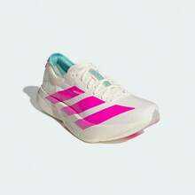 Adidas Zapatillas de running atléticas y de carreras ADIZERO ADIOS PRO 4 para hombres - Beige/Rosa - Ver 1