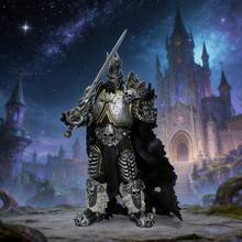 精美细致的传奇巫妖王角色模型，系列收藏品，高级巫妖王手办，巫妖王阿尔萨斯·米奈希尔，希尔瓦娜斯·风行者可动人偶 - 彩色 - 查看 6