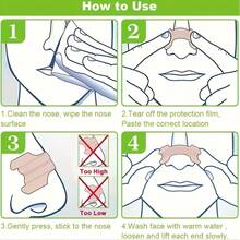 10/30/50 piezas Tiras respiratorias sin fragancia y sin batería, unisex, herramienta de cuidado cómoda y efectiva - Multicolor - Ver 3