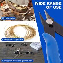 1pc/2pcs/3pcs Angled Pliers, Nylon Jaw Flat Nose Pliers, Gold/Silver/Copper Wire Cutters, Plastic Model Water Gate Pliers, Nylon Jaw Flat Nose Pliers, Pointed Nose Pliers, Jewelry Making Tools - Jewelry Pliers Set - View 8