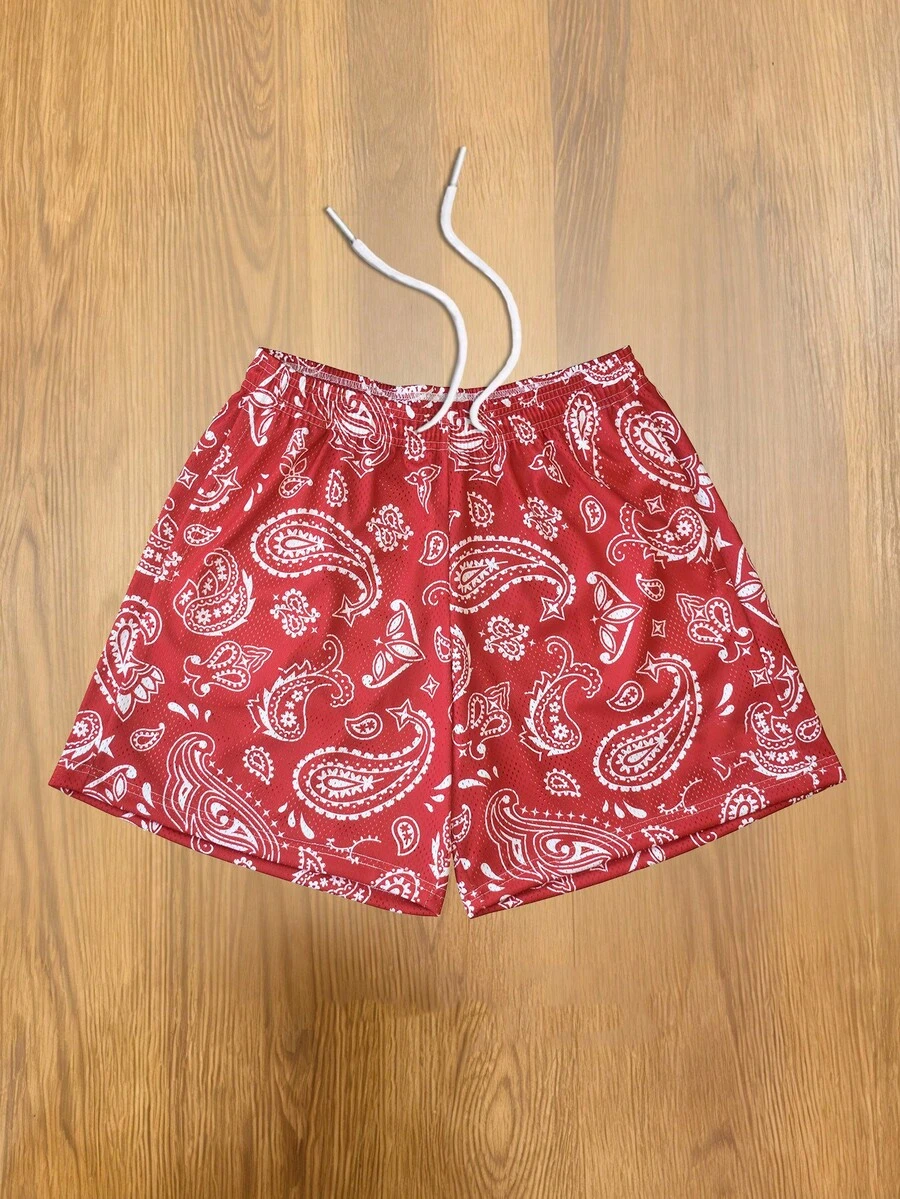 Men's Statement Print Shorts Fashion Designer Patterned Casual Daily Wear Shorts - Nhiều màu - Xem 1