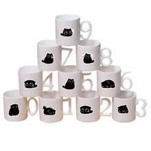 40pcs Cute Cat & Coal Ball Stickers - Decals For Journals, Water Bottles, And IPads, For Gift Bags, Envelope Seals, Party Decoration, Office Supplies, Perfect For Winter, New Year - Multicolor - View 10
